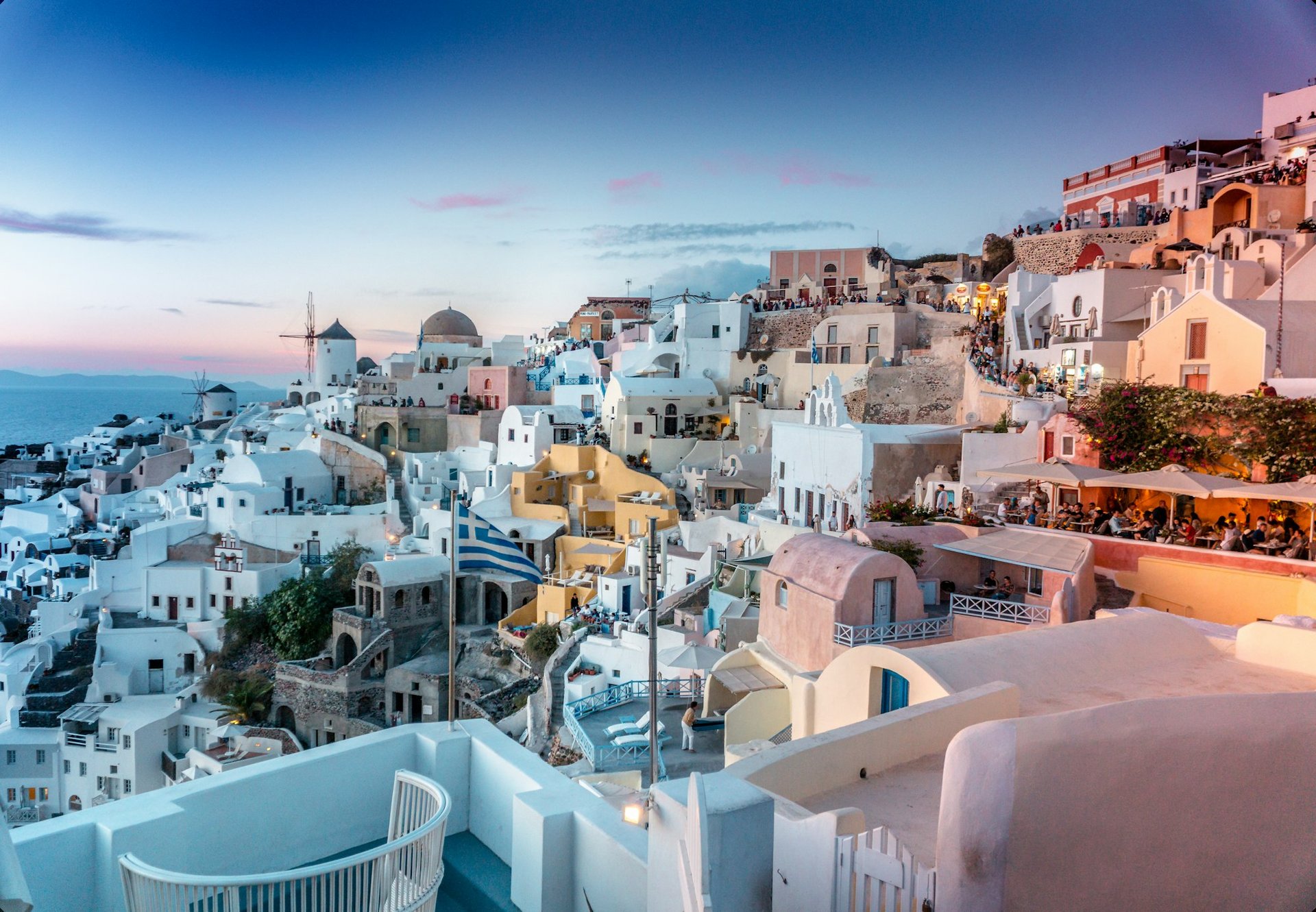 Luxury travel destination - Santorini Greece
